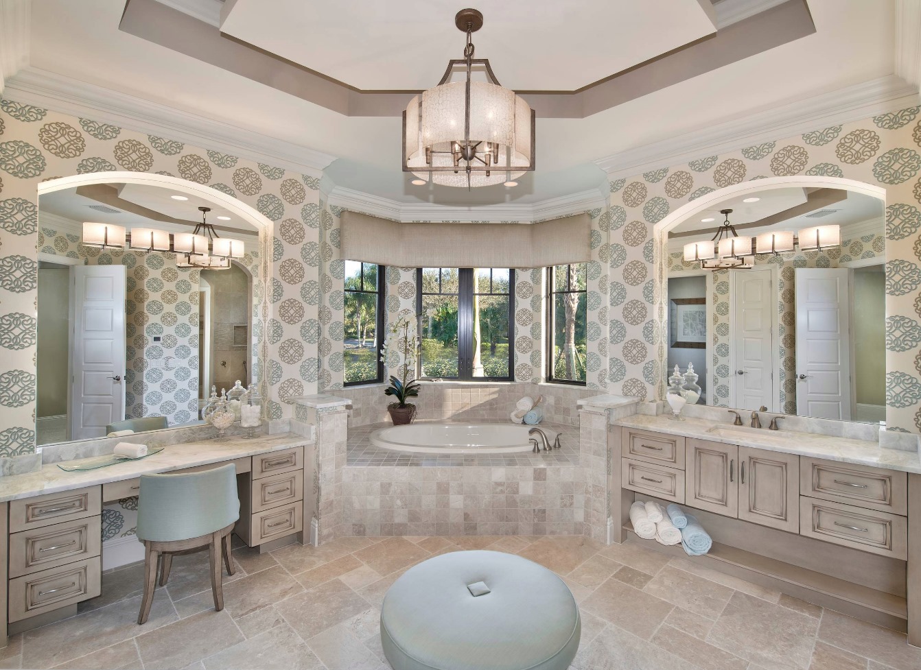 Would you rather have one sink and a vanity, or use the vanity area to add a sec…