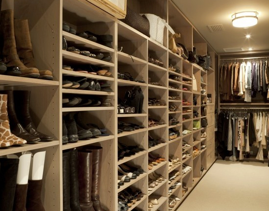 Now this is the closet for a true shoe-fanatic… with more space for shoes than…