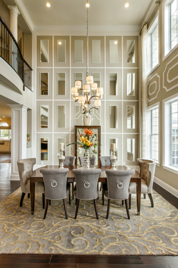 Is this dining area fit for your next get-together?…