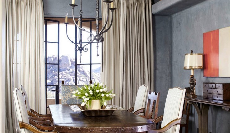 What a unique ceiling in this dining room! Would you like a design feature like …