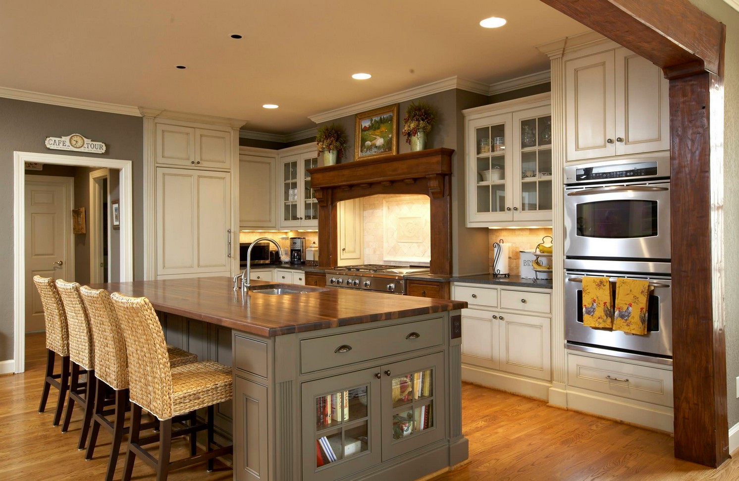 Would you choose wood as your countertop? If properly treated and cared for, woo…