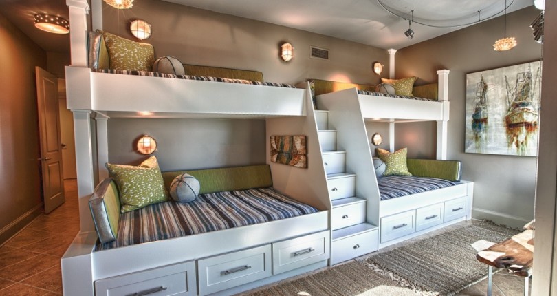 No need for blowup mattresses or sleeping bags… these bunk beds are perfect fo…