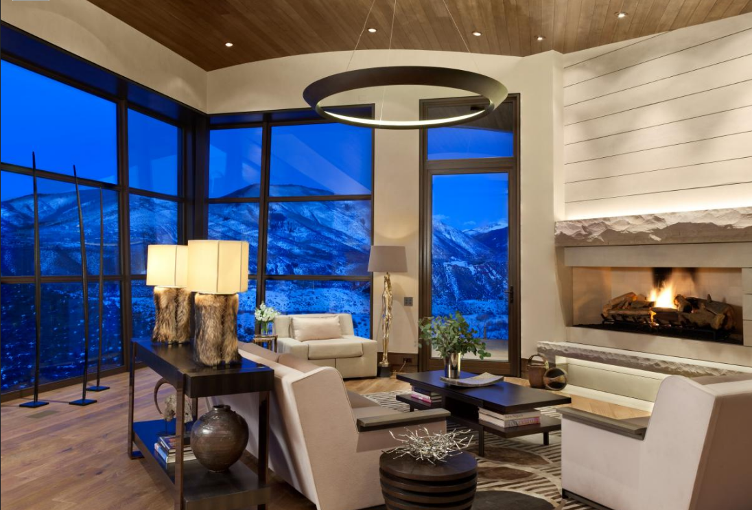 Wow! These floor-to-ceiling windows offer a gorgeous mountain view– and how do …