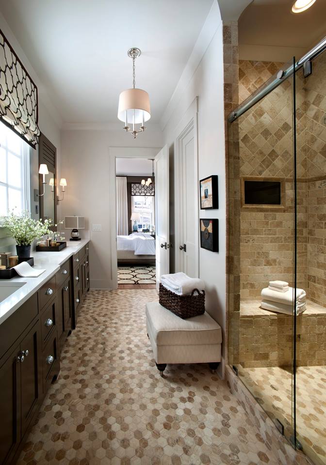 What does your ideal master bathroom look like?…