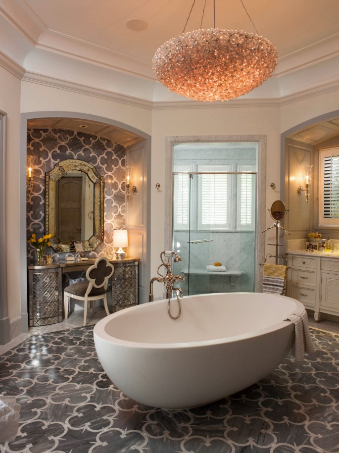 Do you like the design of this bathroom or do you think it’s too over the top?…