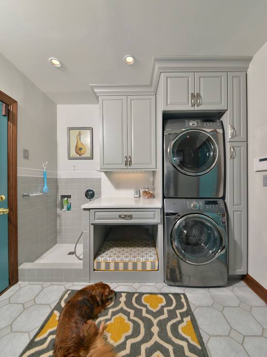 If you have pets, you might love this laundry room!…