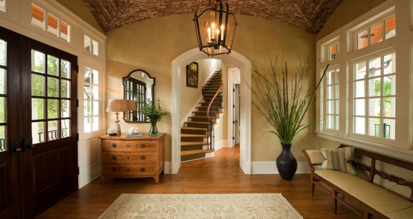 Would you add anything to this home’s entryway or is it perfect the way it is?…