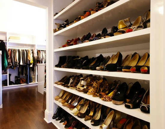 Shoe enthusiasts, how would you like shoe storage like THIS in your closet?…