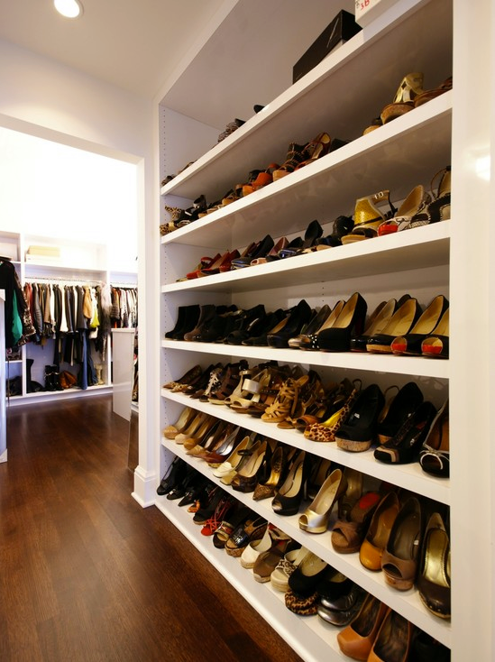 Shoe enthusiasts, how would you like shoe storage like THIS in your closet?…