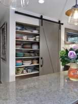 Instead of a plain, boring pantry door, why not try something a little different…